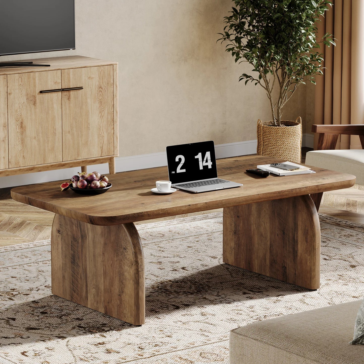 47" Farmhouse Rectangular Coffee Table