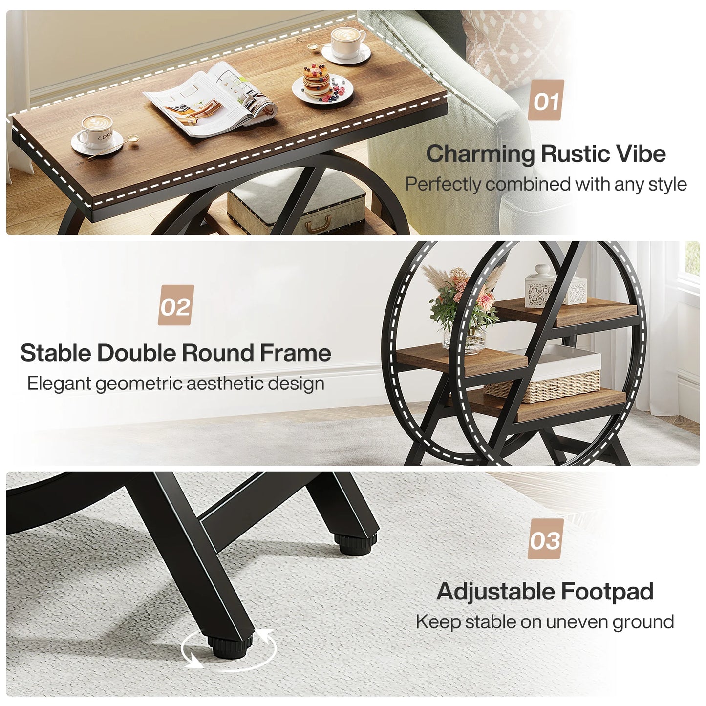 4-Tier End Table