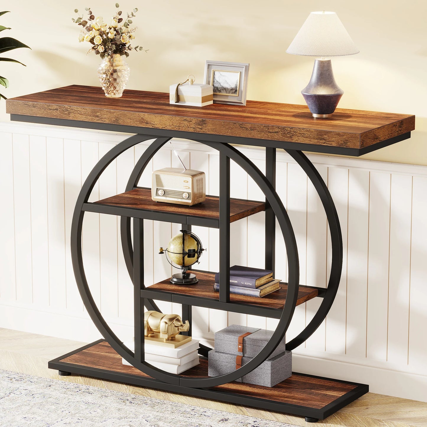 41.3" 4-Tier Console Table