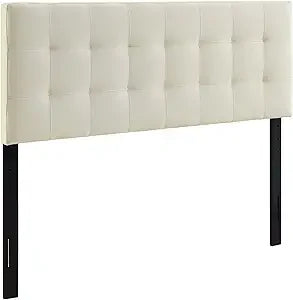 Lily Tufted Linen King Headboard