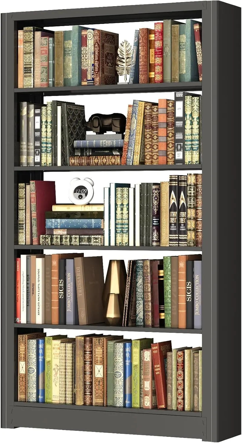 5 Shelf Metal Boolcase