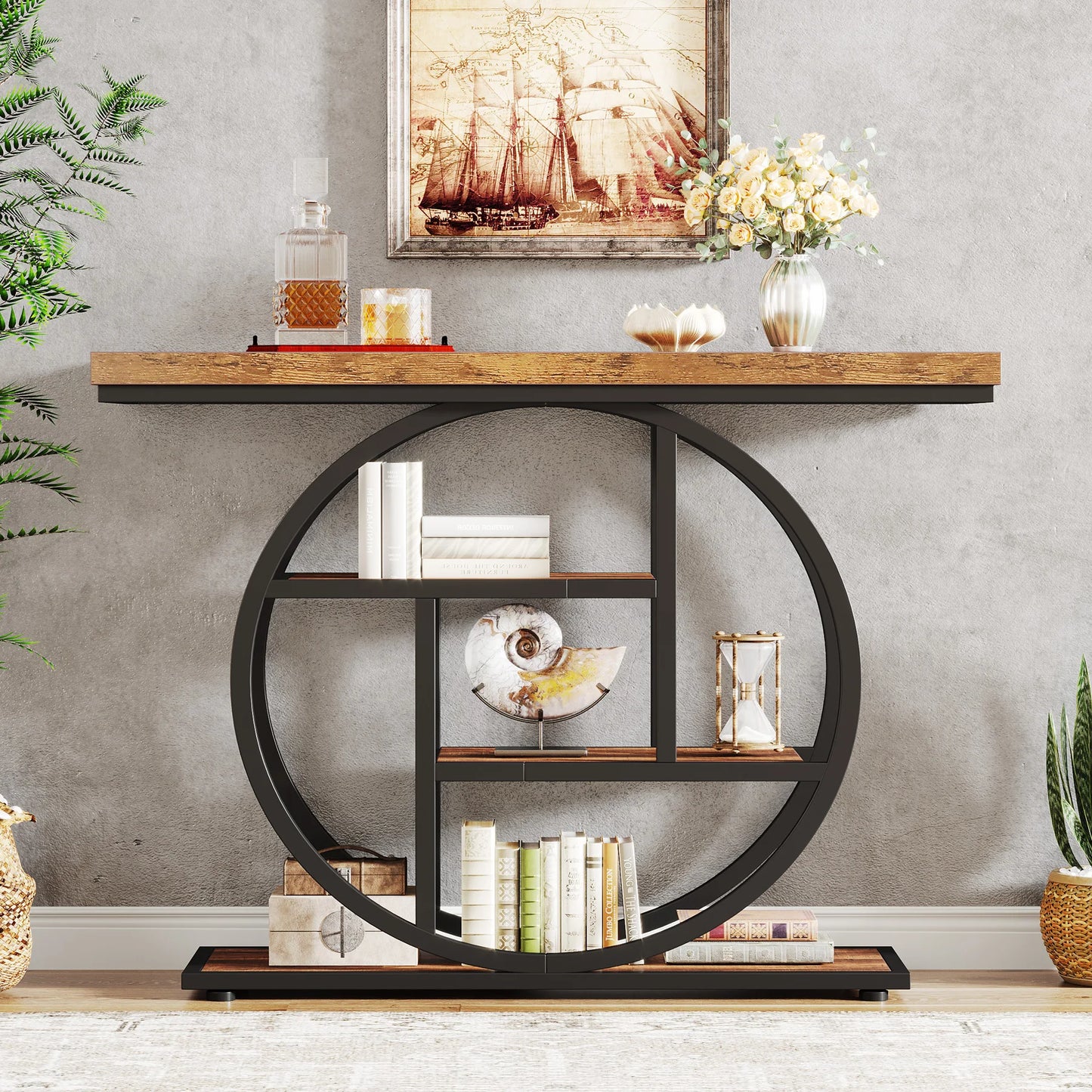 41.3" 4-Tier Console Table