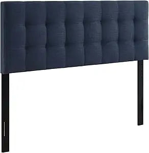 Lily Tufted Linen King Headboard