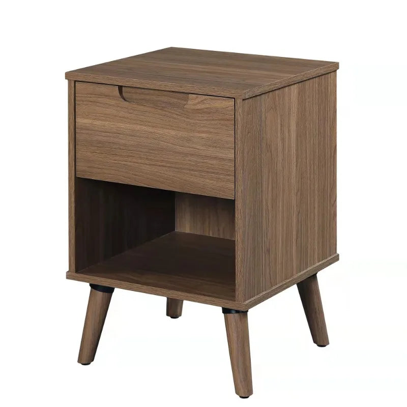 Mid Century Modern Boxy Nightstand/End Table