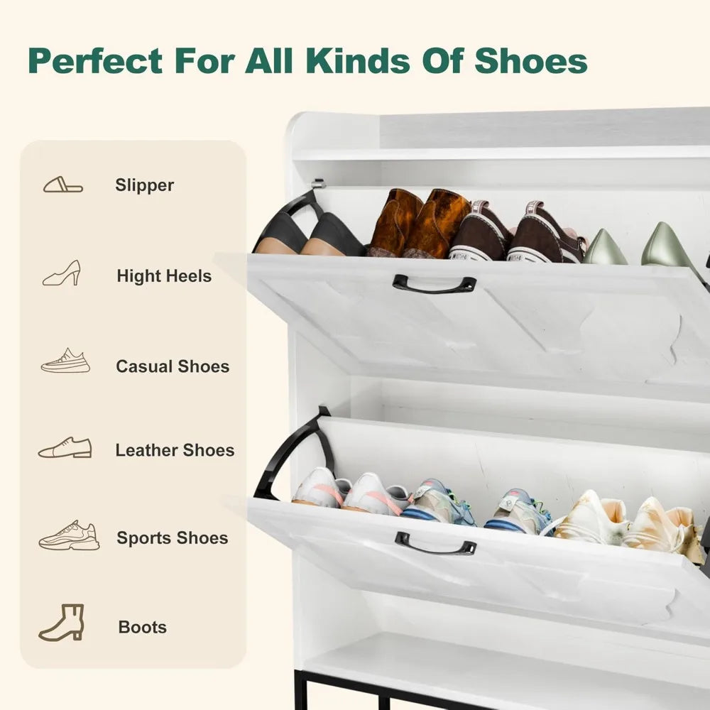 Shoe Storage With Flip Drawer
