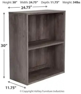 30" Modern Farmhouse Bookcase
