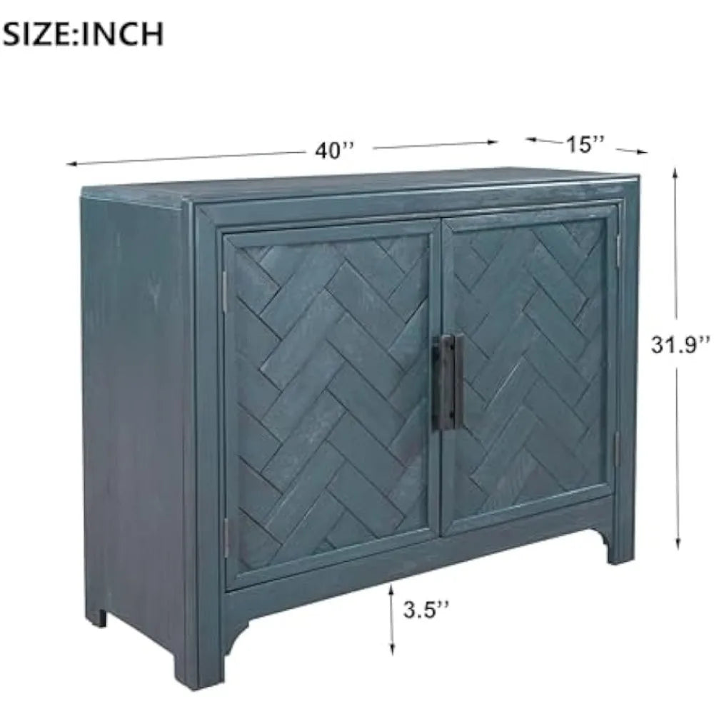 40" Herringbone Sideboard