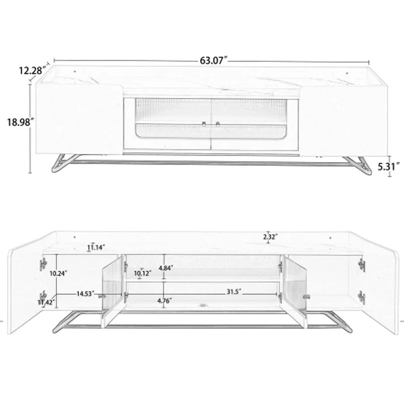 Sleek Contemporary Entertainment Center
