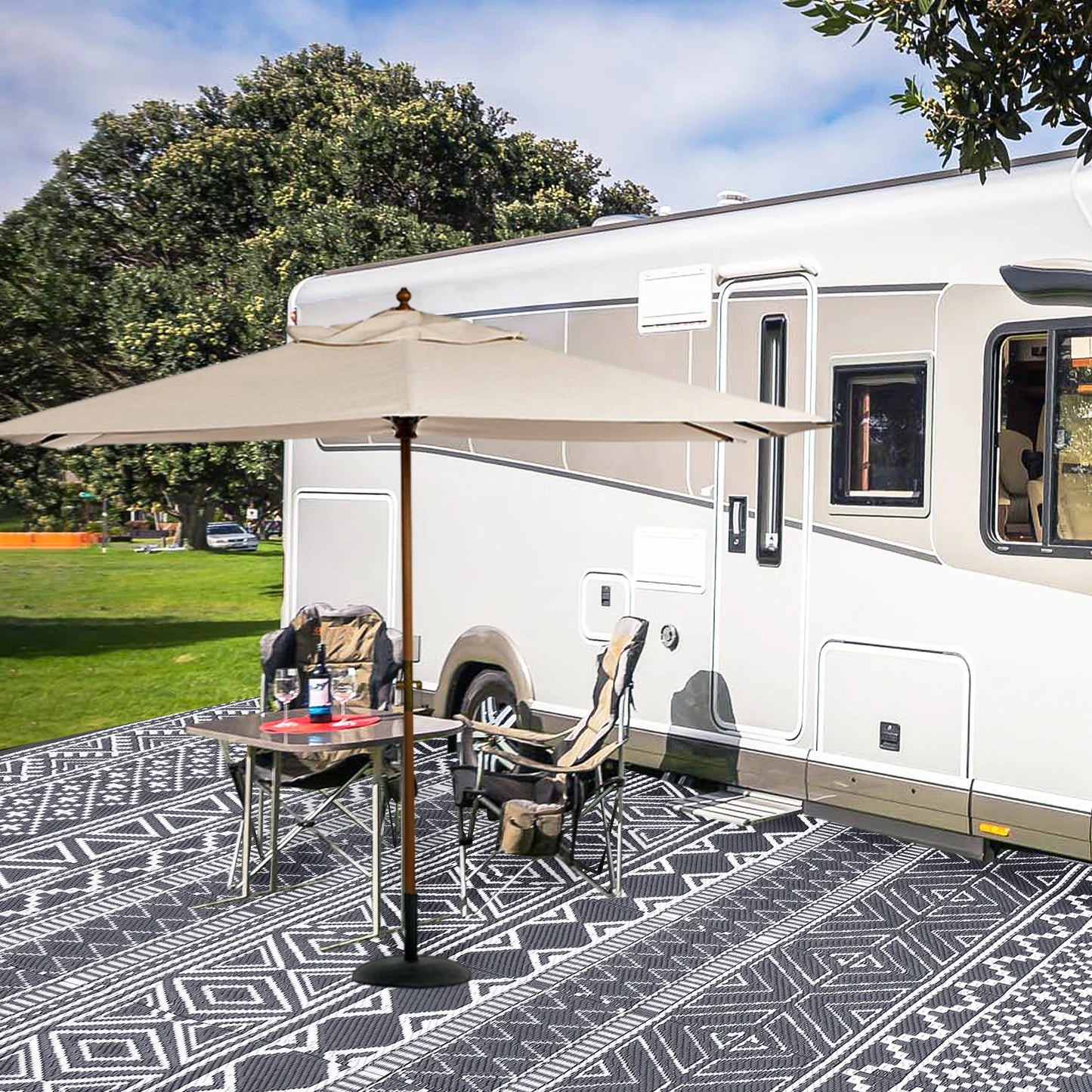 Waterproof Outdoor Multi-Design Rug
