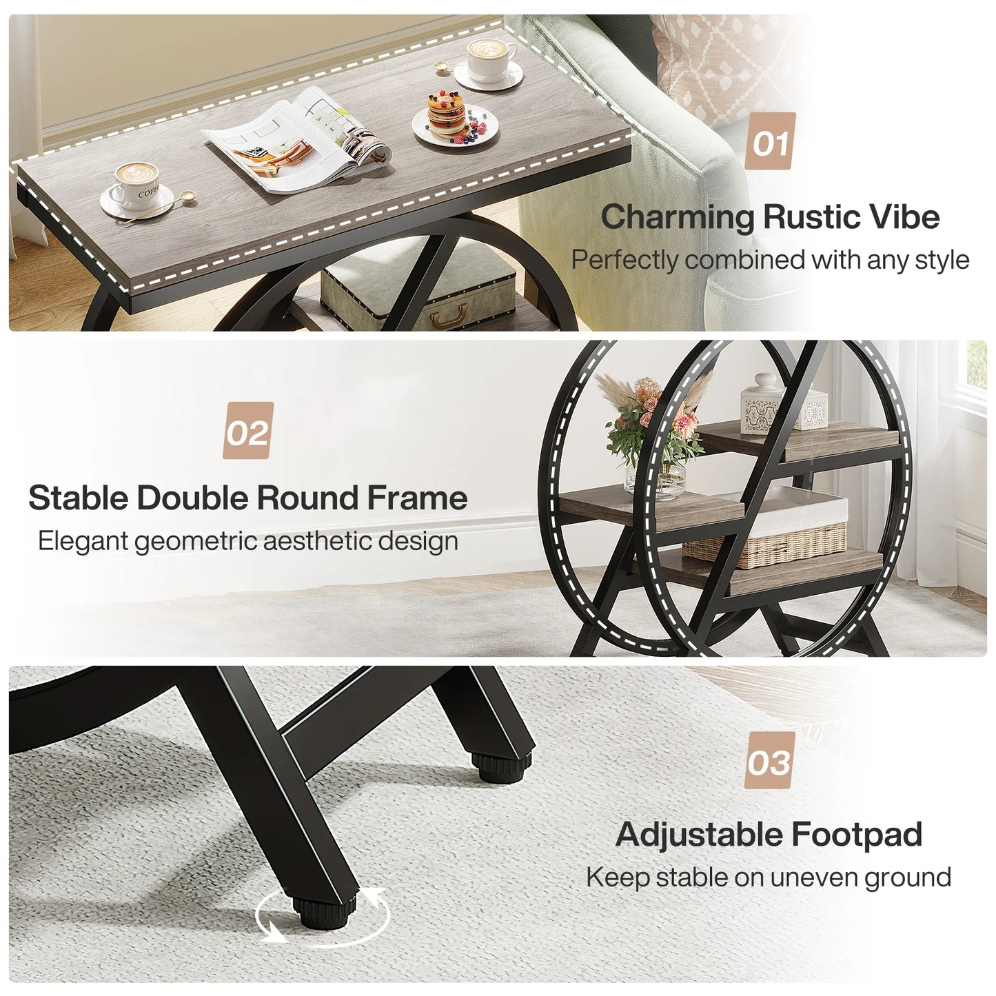 4-Tier End Table