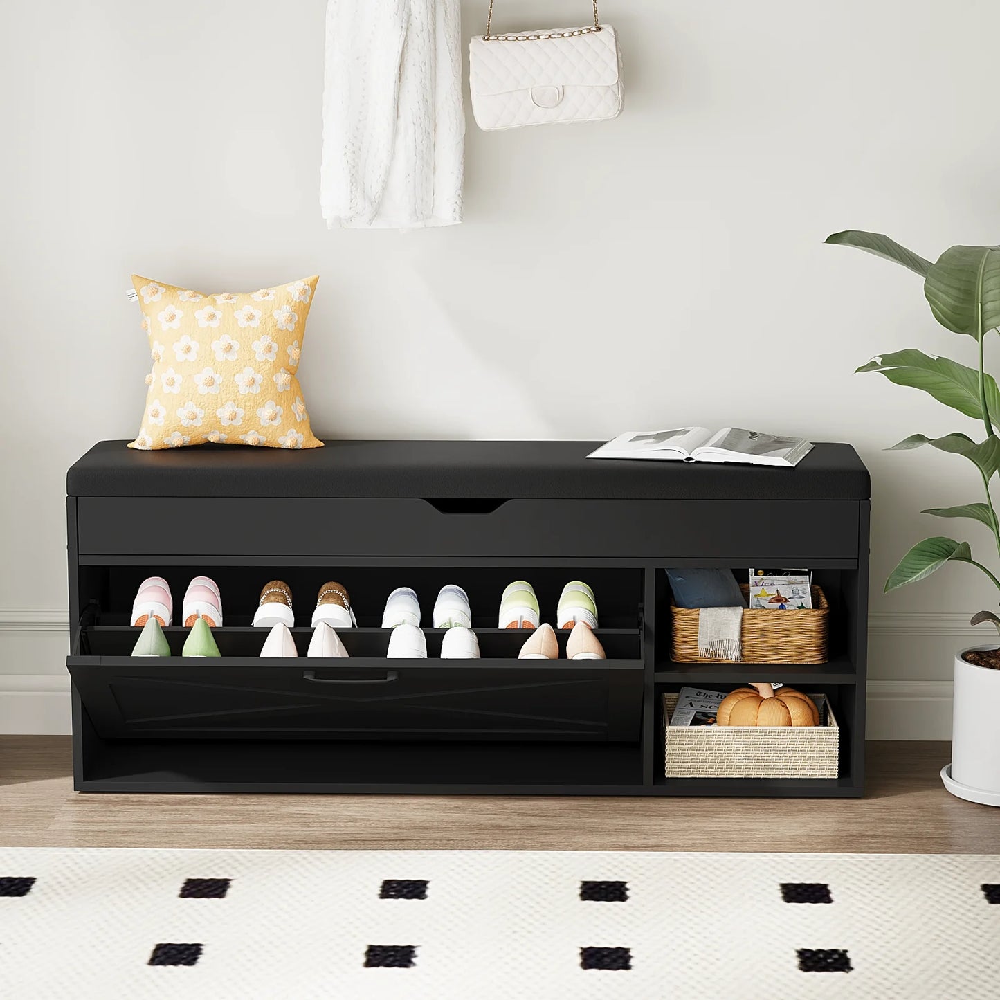 Shoe Bench & Cabinet
