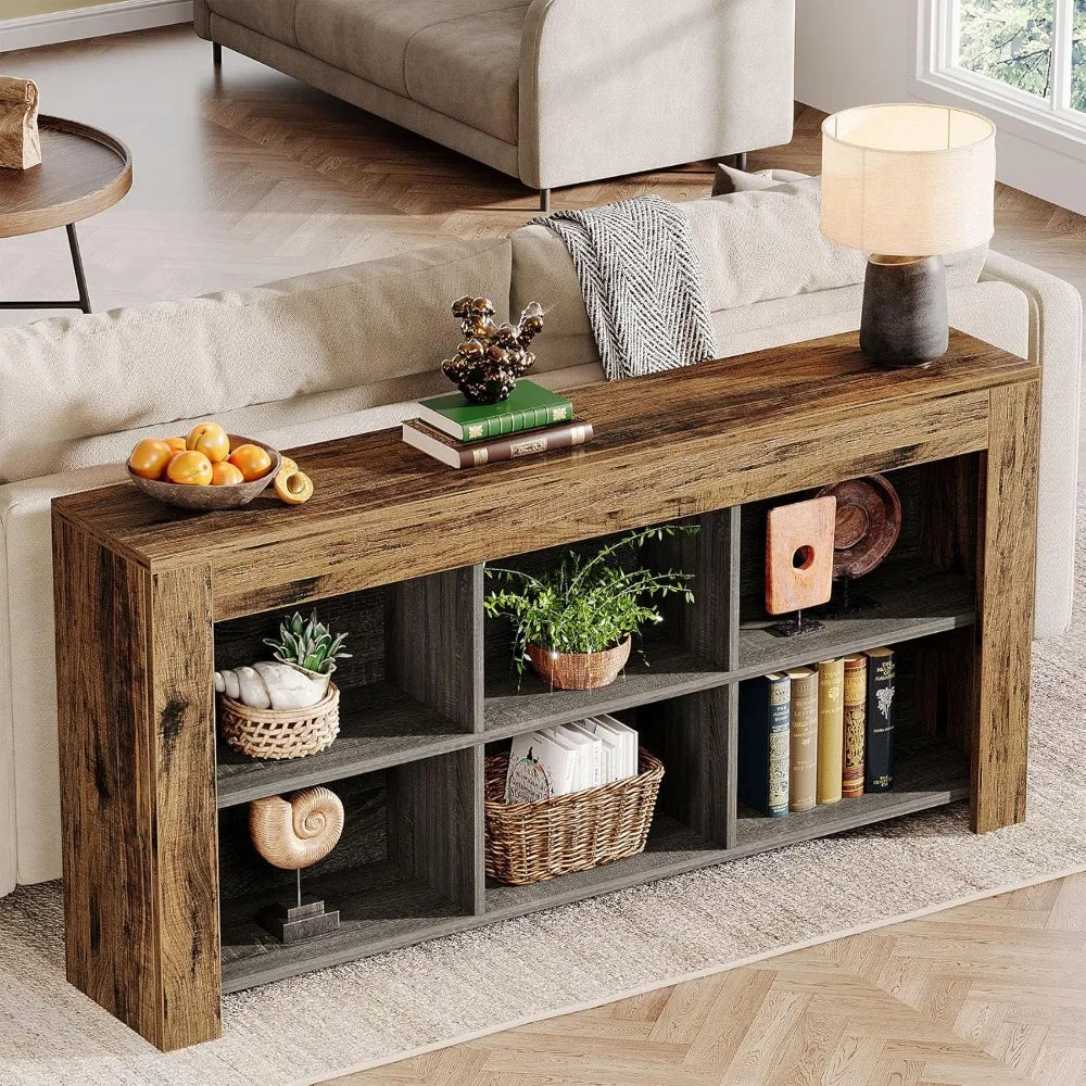63" Rustic Console Table/Entertainment Center