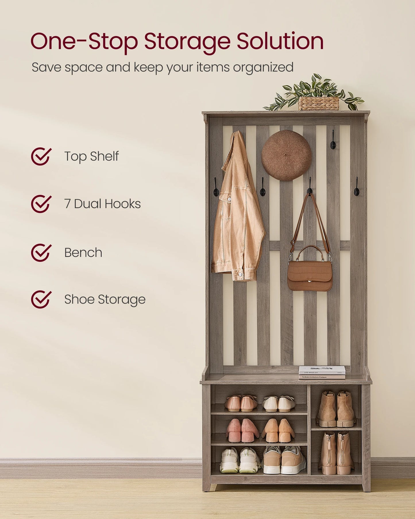 Modern Entryway Hall Tree