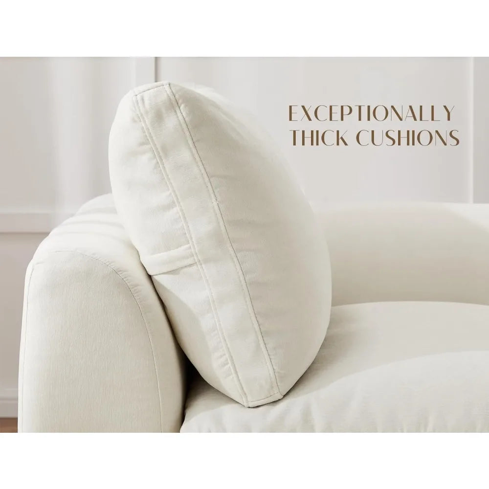 110" Cloud Sectional Couch