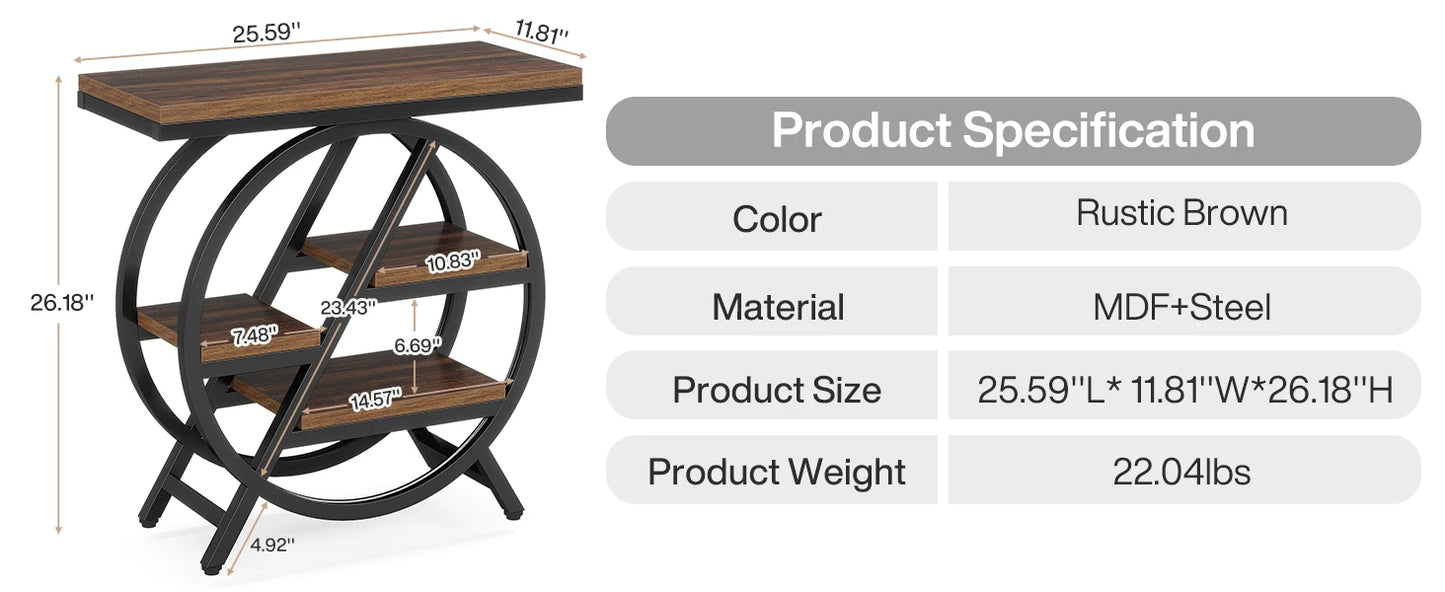 4-Tier End Table