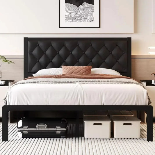 Tufted Upholstered Bed
