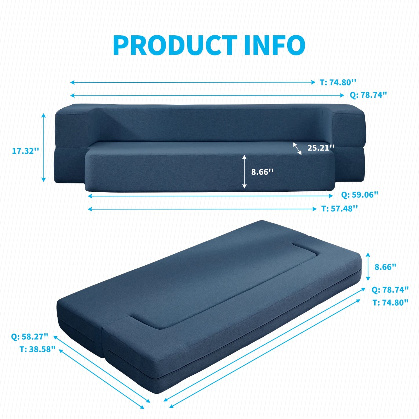 Modern Folding Sofa Bed