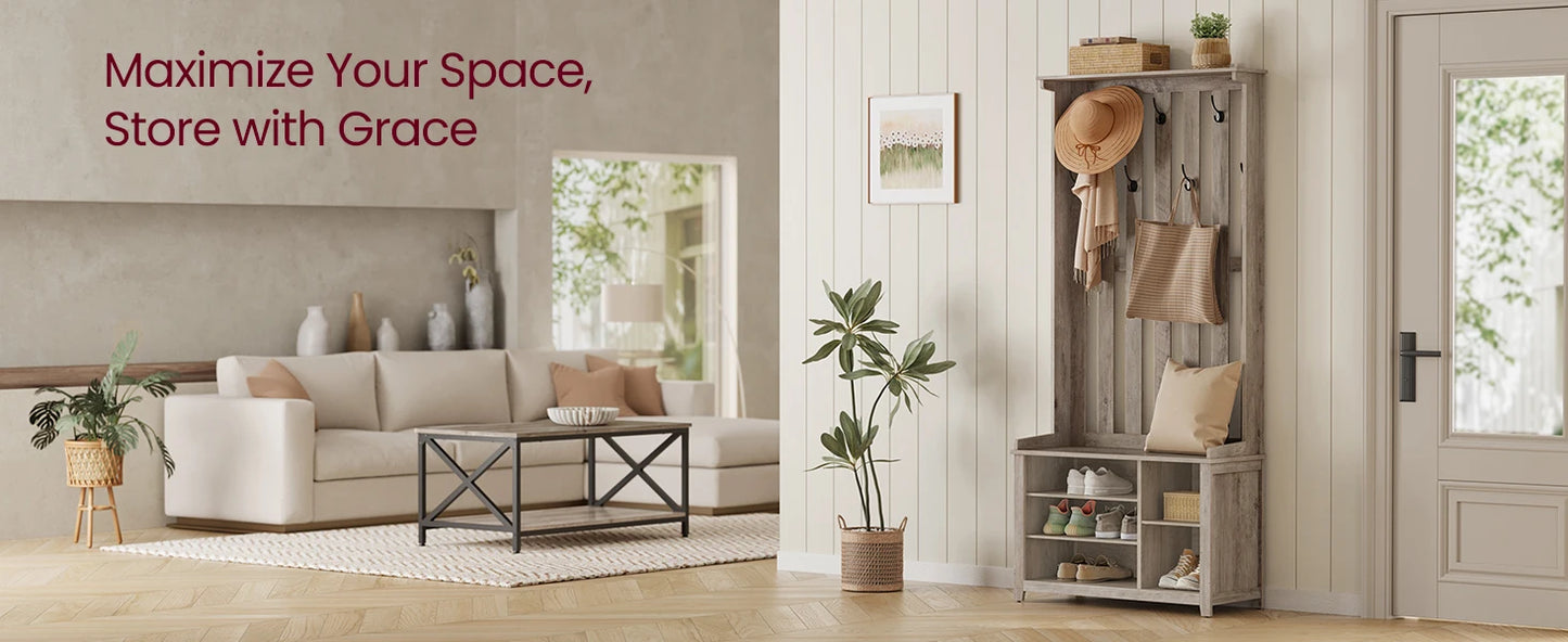 Modern Entryway Hall Tree