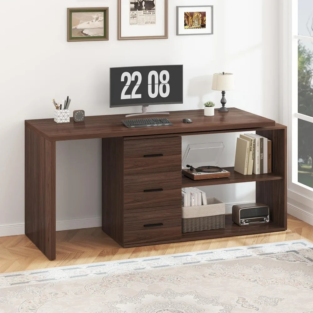Rotating L Shaped Desk