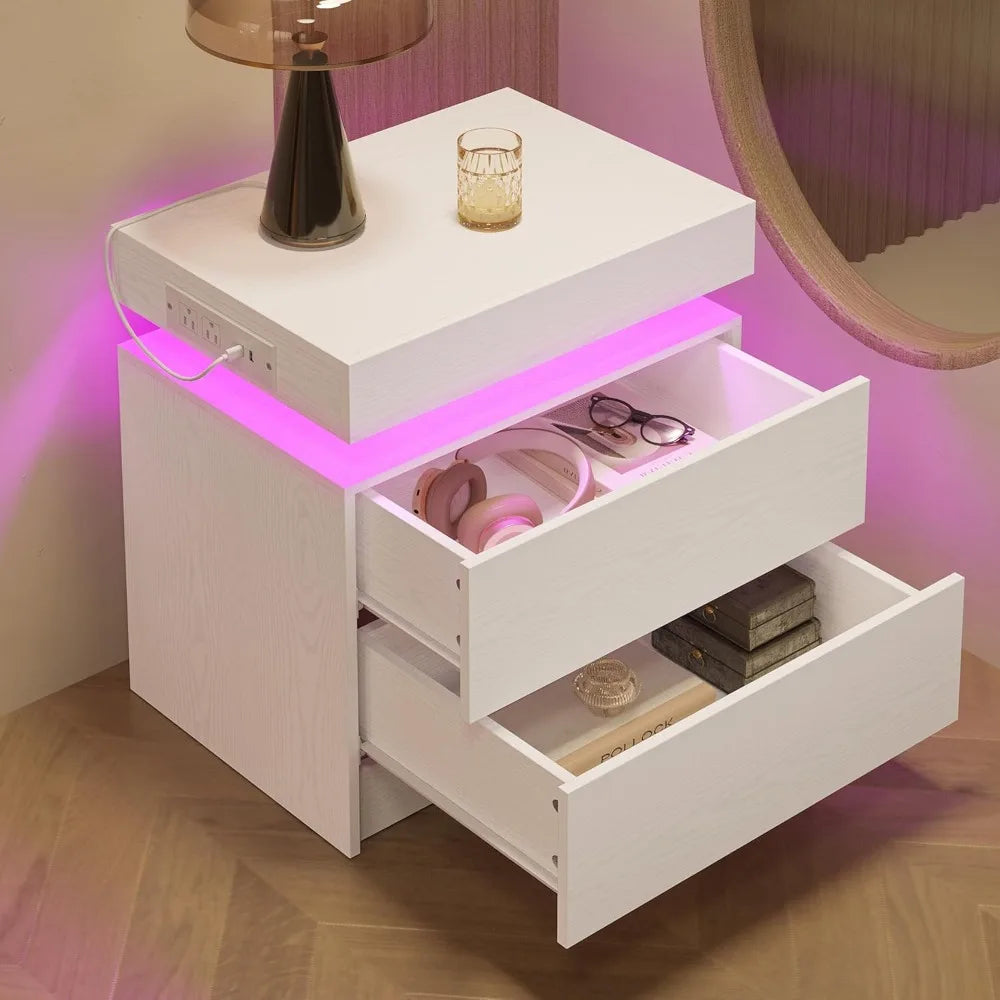 Modern Night Stand Set of 2