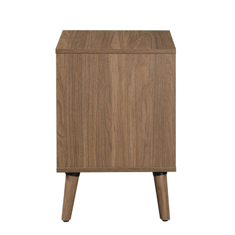 Mid Century Modern Boxy Nightstand/End Table