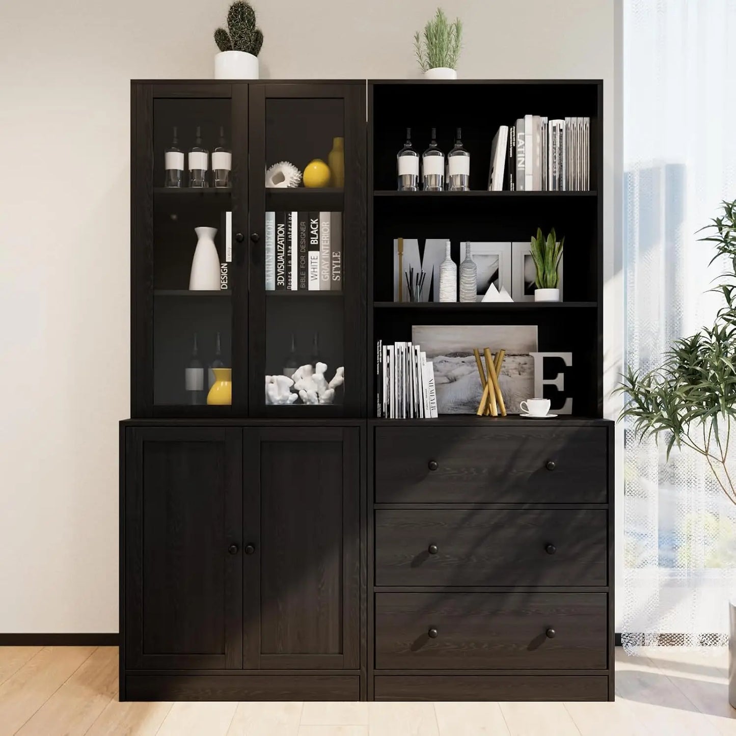 70" Modern Bookcase
