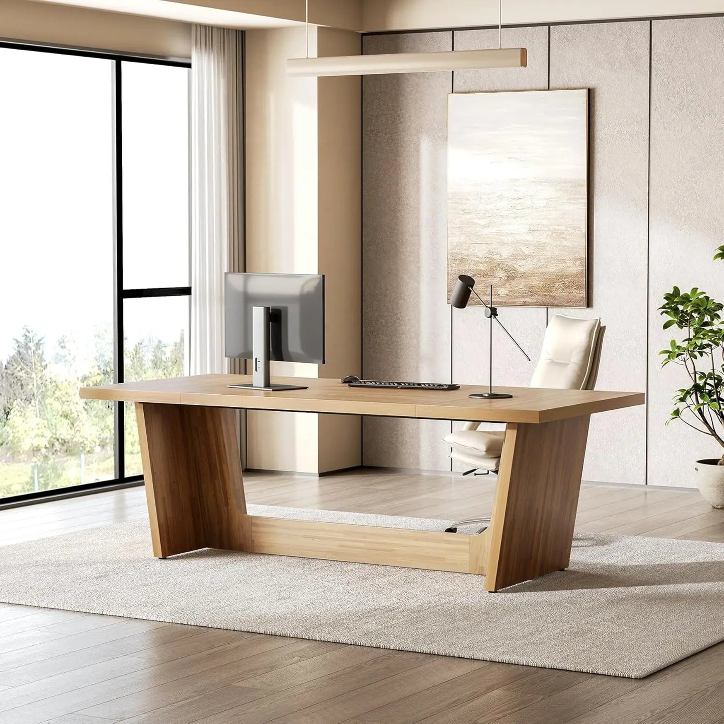 71" Modern Executive Desk