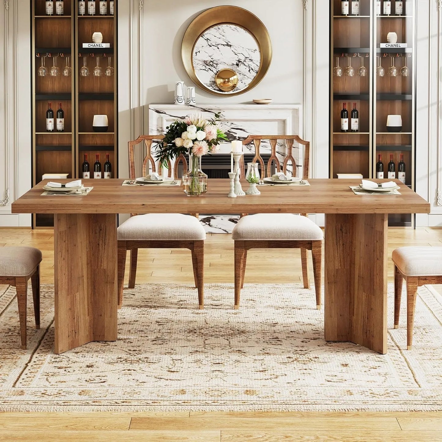63" Farmhouse Dining Table